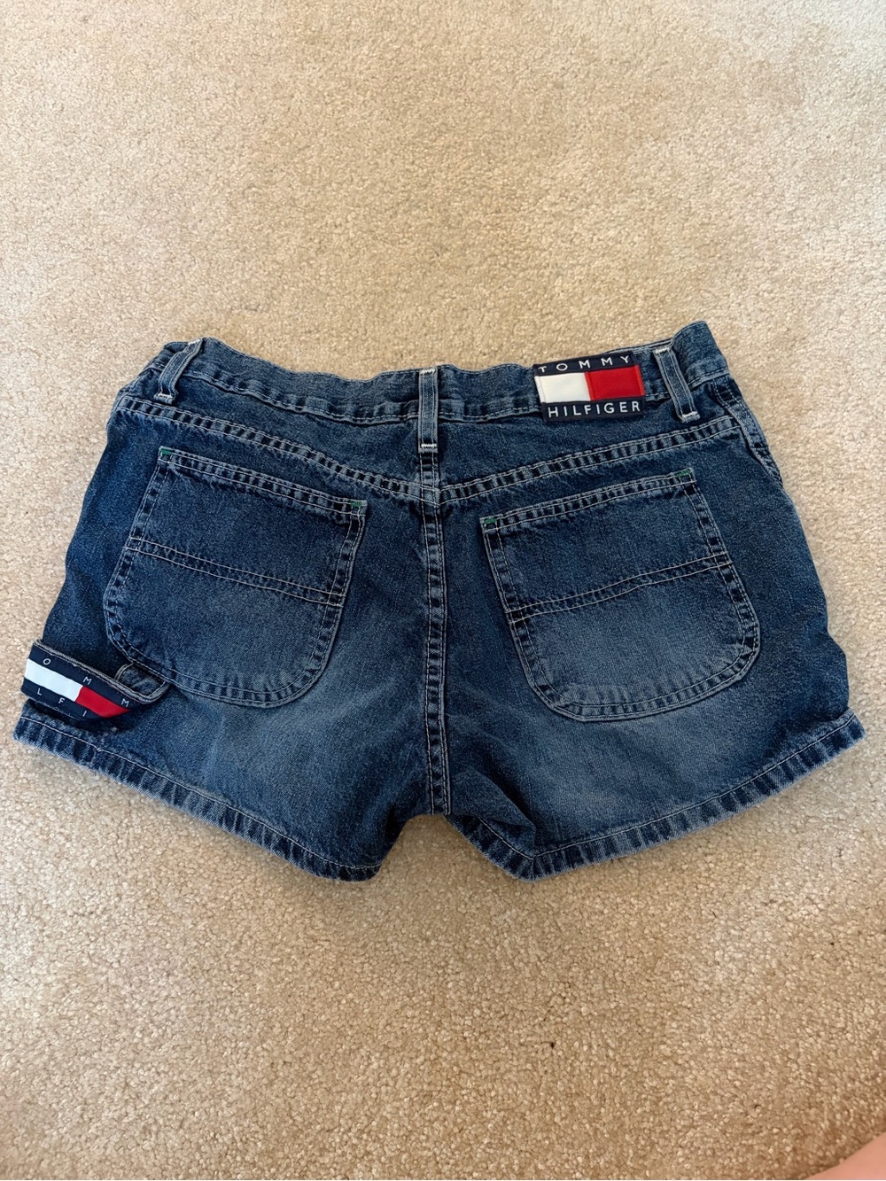Tommy Hilfiger Women's Dark Blue Denim Shorts